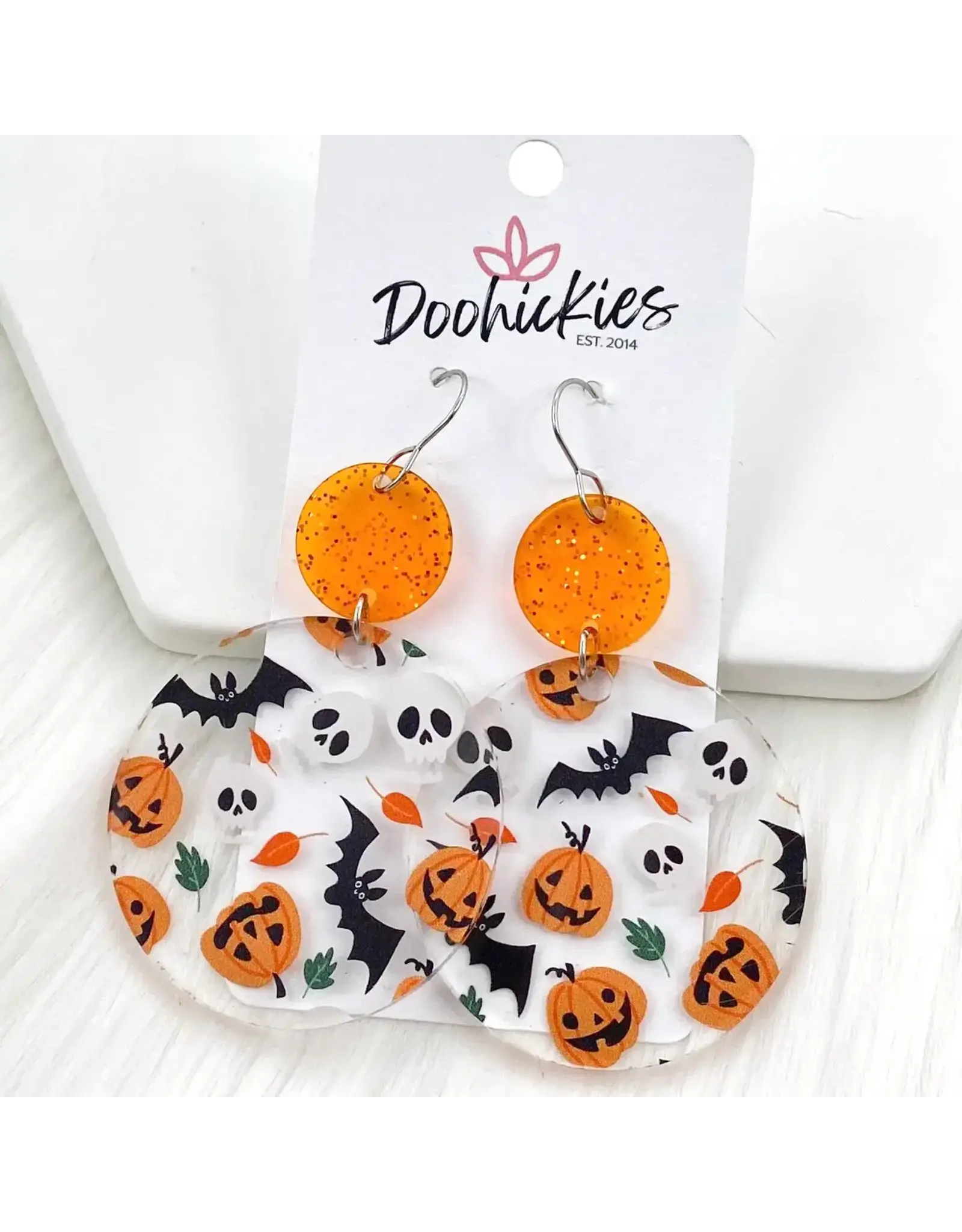 Doohickies/So. Charm Trade Halloween Vibes - Piggyback Halloween Earrings