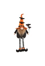 Mud Pie Dangle Legs Halloween Bat Gnome