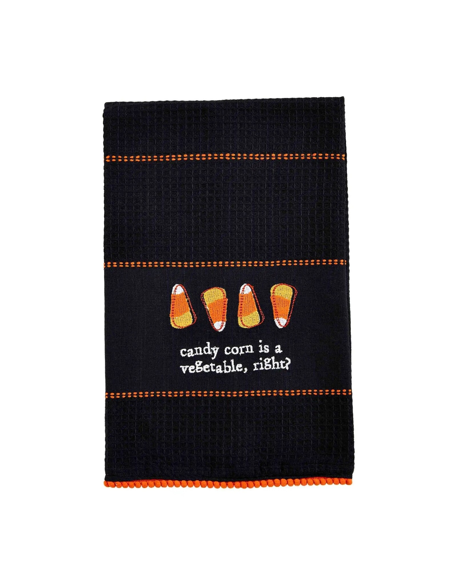 Mud Pie Candy Halloween Waffle Towel