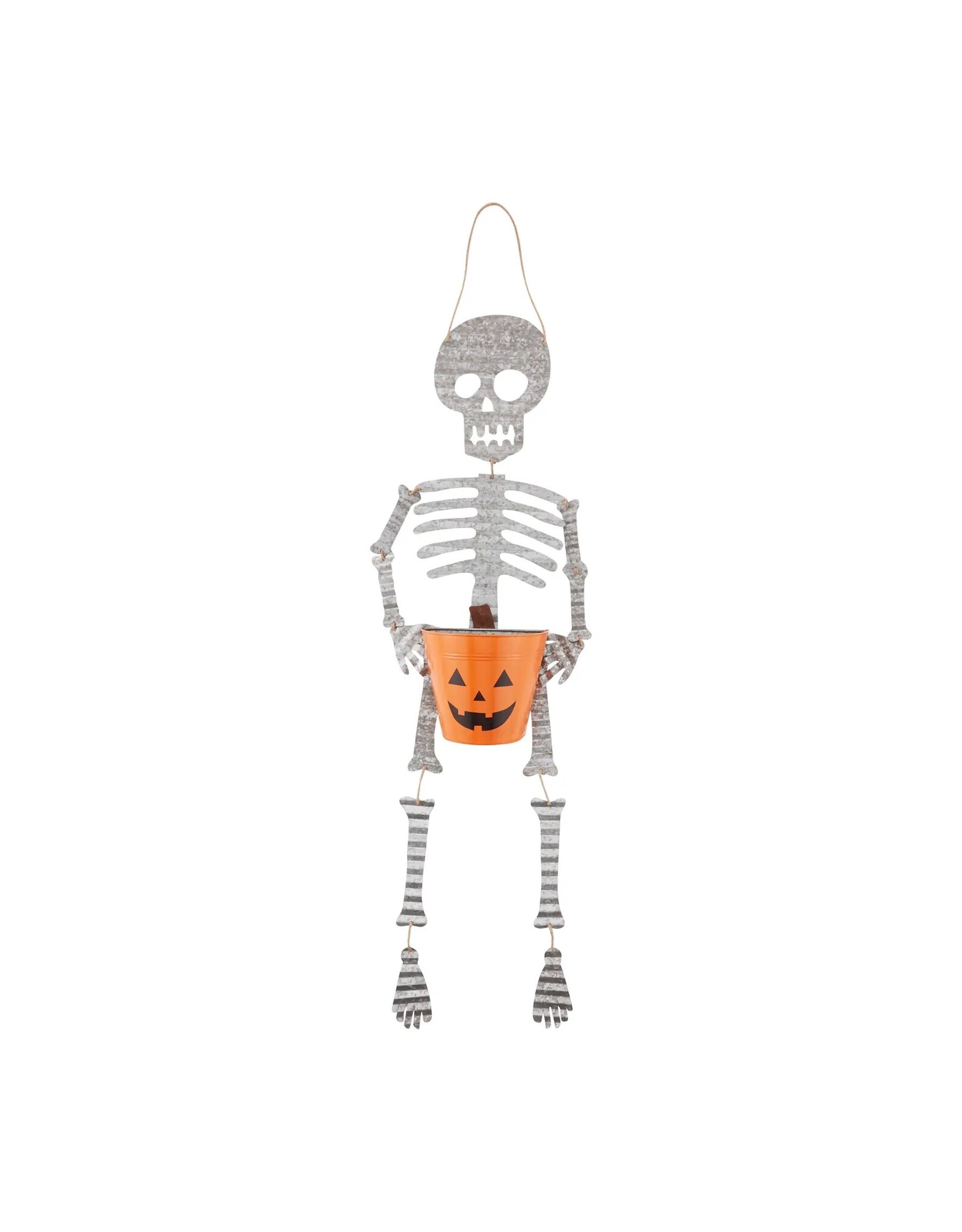 Mud Pie Skeleton Candy Bucket Hanger