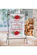 Evergreen Enterprises Have Yourself a Merry Little Christmas Moire Garden Flag