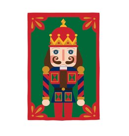Evergreen Enterprises Nutcracker Applique Garden Flag Evergreen Enterprises Nutcracker Applique Garden Flag