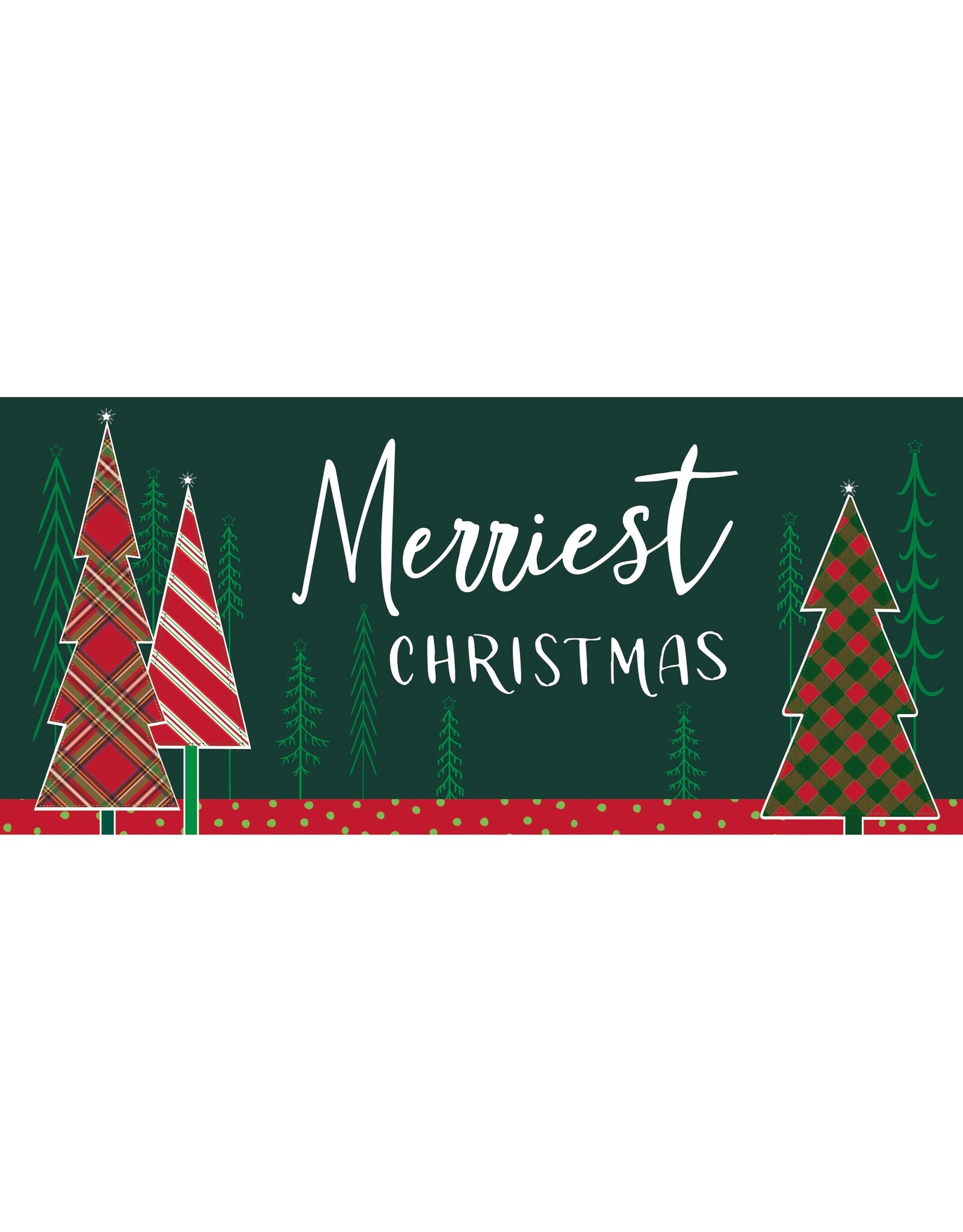 Evergreen Enterprises Merriest Christmas Tree Sassafras Mat