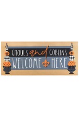 Magnolia Garden Flag Company Welcome Ghouls and Goblin Mat Insert
