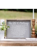 Glory Haus The Art of Marriage Small Framed Board