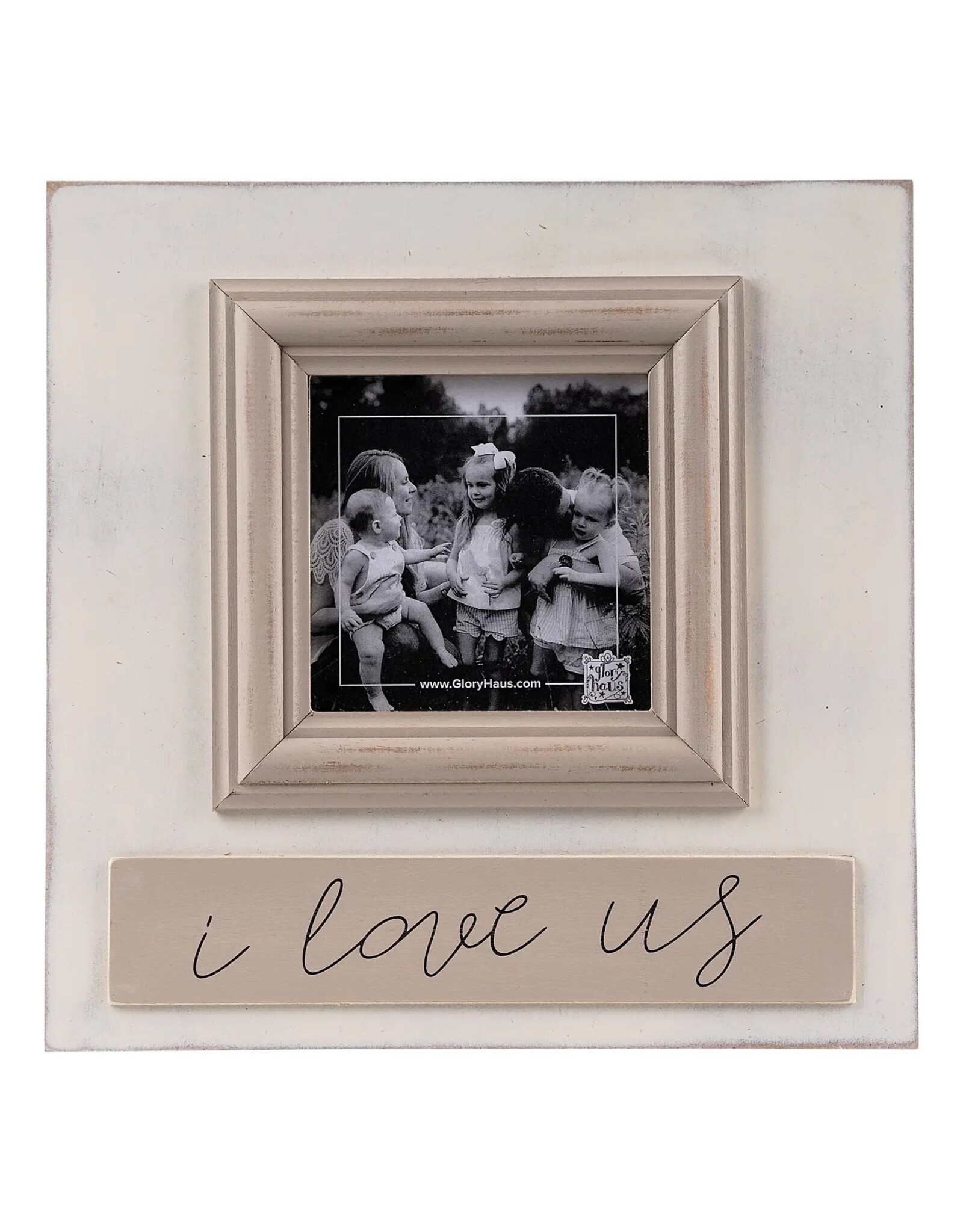 Glory Haus I Love Us Frame 12 x 12