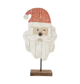 Mud Pie Lg. Wooden Santa Table Sitter Mud Pie Lg. Wooden Santa Table Sitter