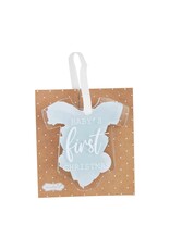 Mud Pie Blue Baby's First Christmas Ornament