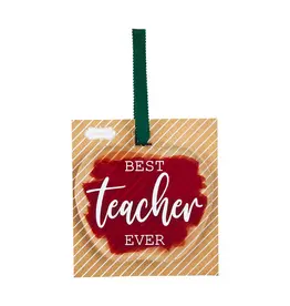 Mud Pie Best Teacher Ever Ornament