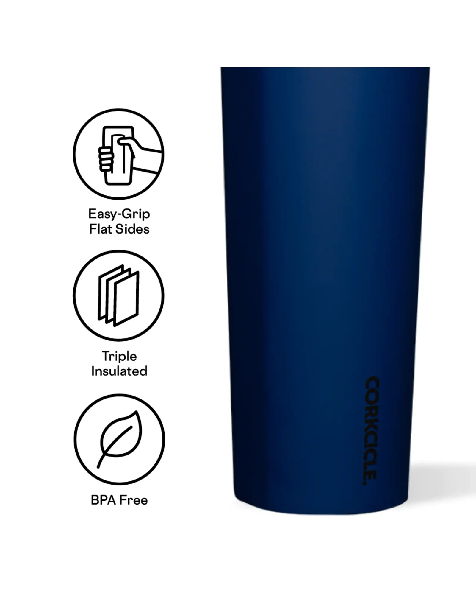 Corkcicle Sport Canteen - 32oz Midnight Navy