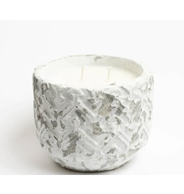 Southern Lights Candle Orange Blossom Rustic Concrete Candle