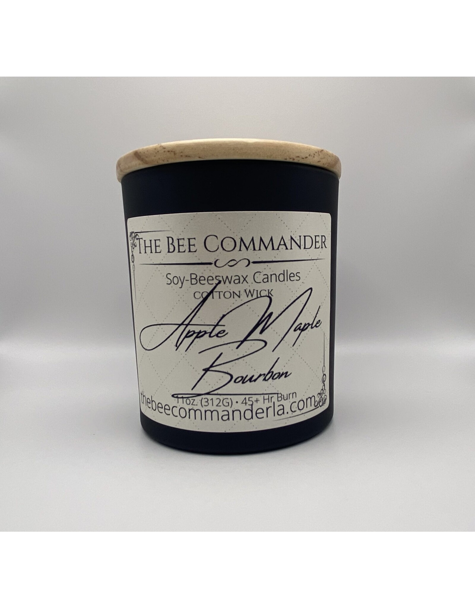 The Bee Commander Apple Maple Bourbon Bee/Soy Candle