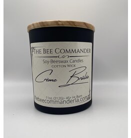 The Bee Commander Creme Brulee Soy/Beeswax Candle