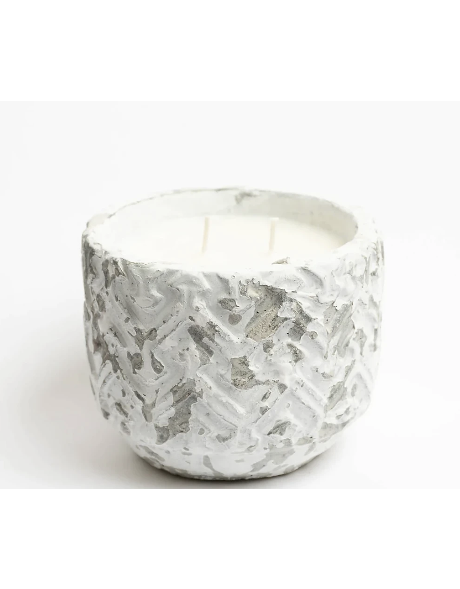 Southern Lights Candle Creme Brulee Rustic Concrete Candle