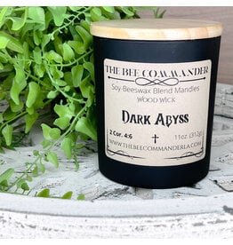 The Bee Commander Dark Abyss Beeswax/Soy Candle