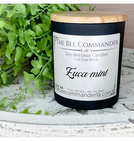 The Bee Commander Euca - Mint Soy/Beeswax Candle