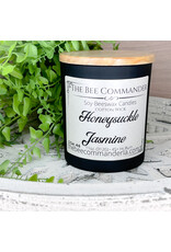 The Bee Commander Honeysuckle Jasmine Soy/Beeswax Candle