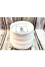 Southern Lights Candle French Market White Ceramic Candle