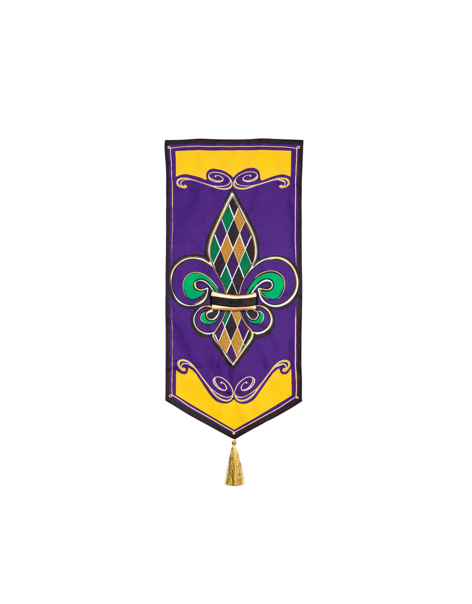 Evergreen Enterprises Fleur de Lis Everlasting Impression Garden Flag