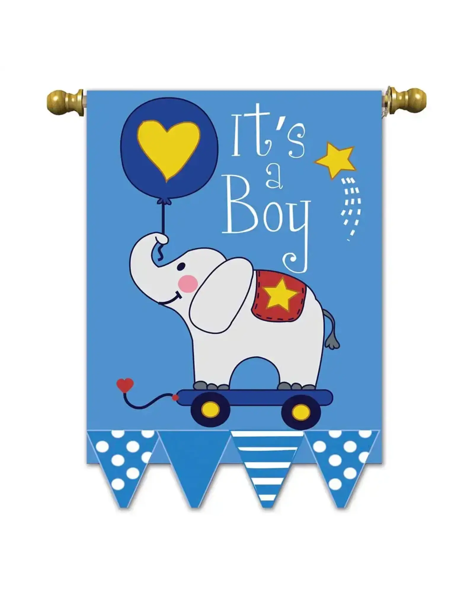 Magnolia Garden Flag Company It's a Boy Garden Flag