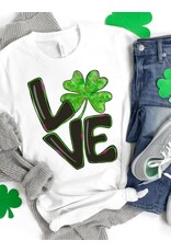 Love Green Clover St. Patrick's Day 3xl