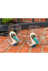 318 Art Co. Captain Pelican Stemless Wine Glass