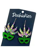 Doohickies/So. Charm Trade Mardi Gras Mask Dangle Earrings