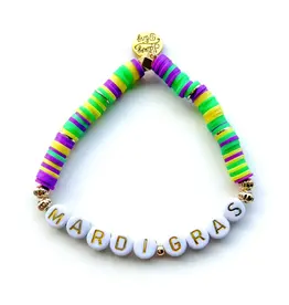 Savvy Bling/Faire Mardi Gras Heishi Bracelet