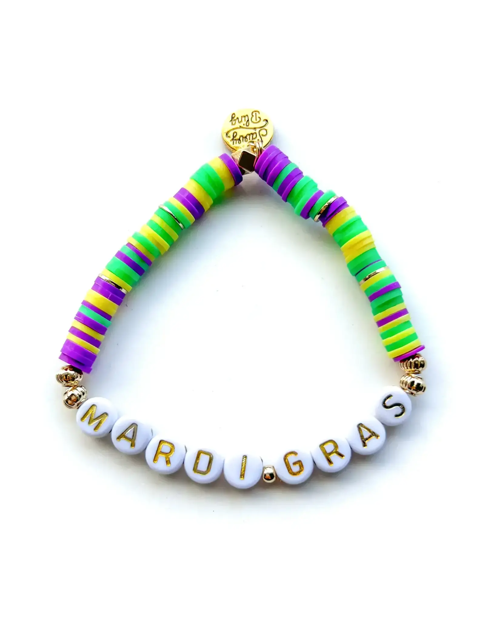 Savvy Bling/Faire Mardi Gras Heishi Bracelet