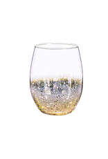 Evergreen Enterprises 18 oz. Starry Stemless Glass, Gold