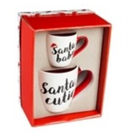 Evergreen Enterprises Ceramic Cup Gift Set/Santa Cutie & Santa Baby