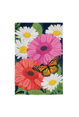 Evergreen Enterprises Gerbera Daisy Burlap Garden Flag