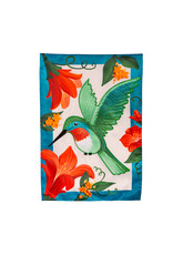 Evergreen Enterprises Spring Hummingbird Applique Garden Flag