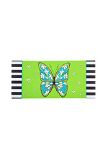 Evergreen Enterprises Floral Butterfly Welcome Sassafras Switch Mat