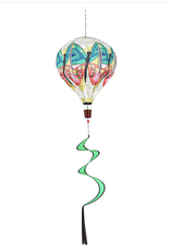 Evergreen Enterprises Folk Butterfly Burlap Balloon Spinner