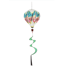 Evergreen Enterprises Folk Butterfly Burlap Balloon Spinner