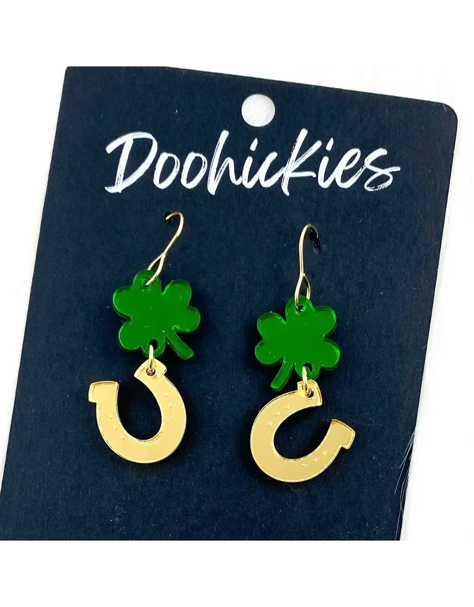 Doohickies/So. Charm Trade Lucky Charmz Drops Acrylic Earrings