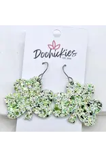 Doohickies/So. Charm Trade Shamrock Glitter Shamrock Earrings