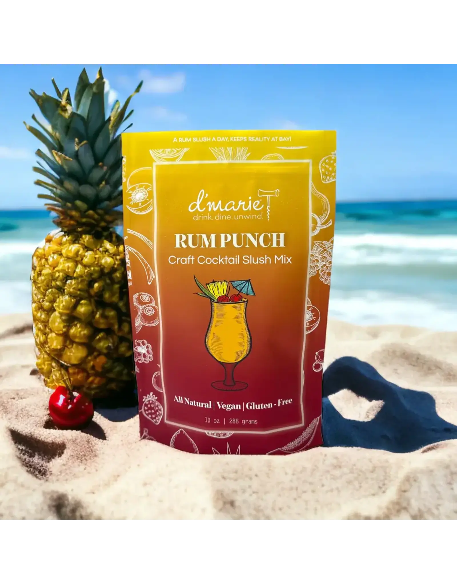 d'Marie/Portico Collection Rum Punch Cocktail Slush Mix