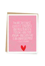 Apartment 2 Cards/Faire F. Scott Fitzgerald Quote Valentine's Day Card