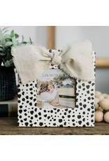 Clairmont And Co Black & Cream Spots - Square Wooden Frame