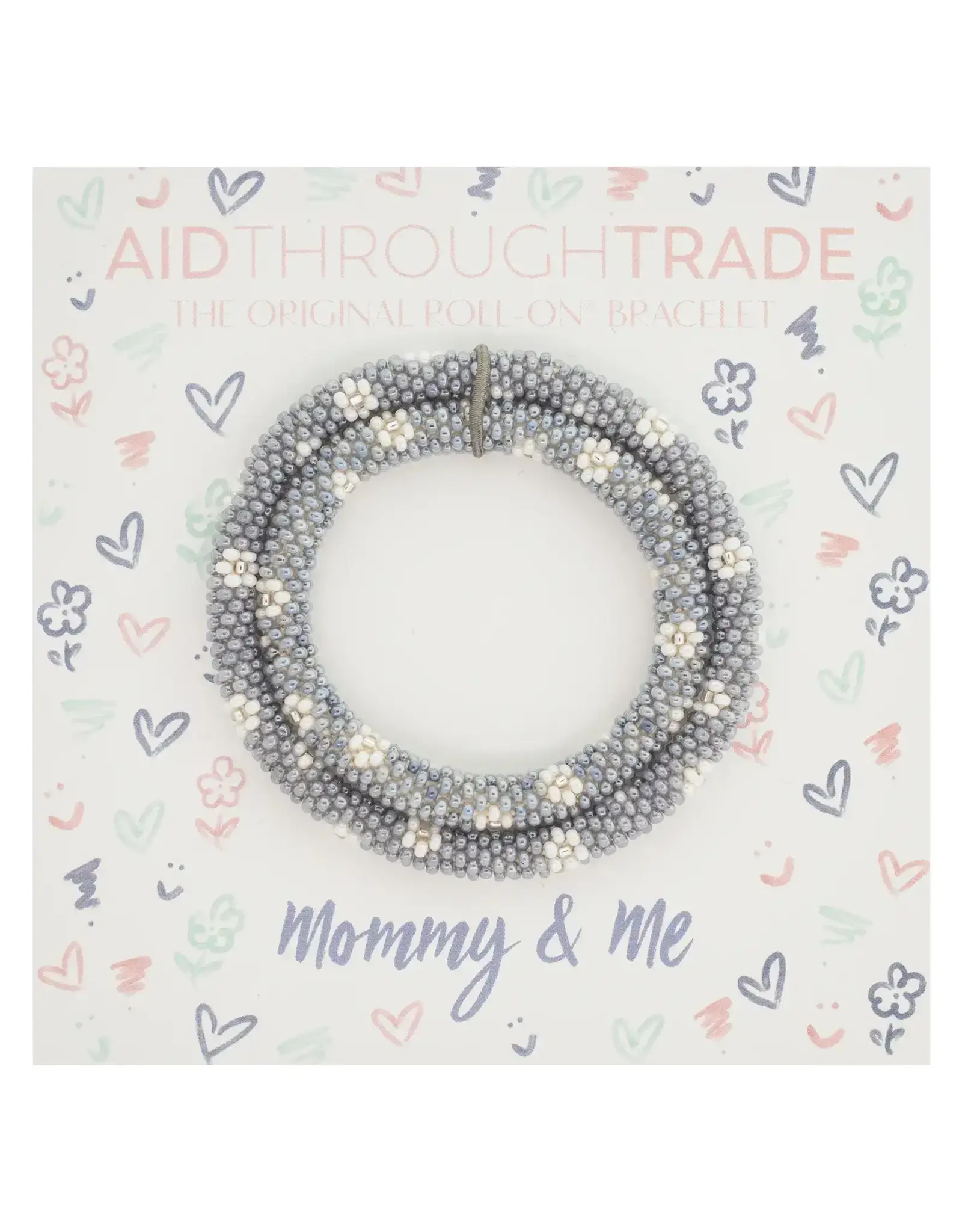 Aid Through Trade/Faire Mommy & Me Bracelets - Daisy - Roll-On® Bracelets