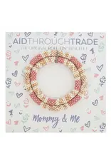 Aid Through Trade/Faire Mommy & Me Bracelets Desert Rose