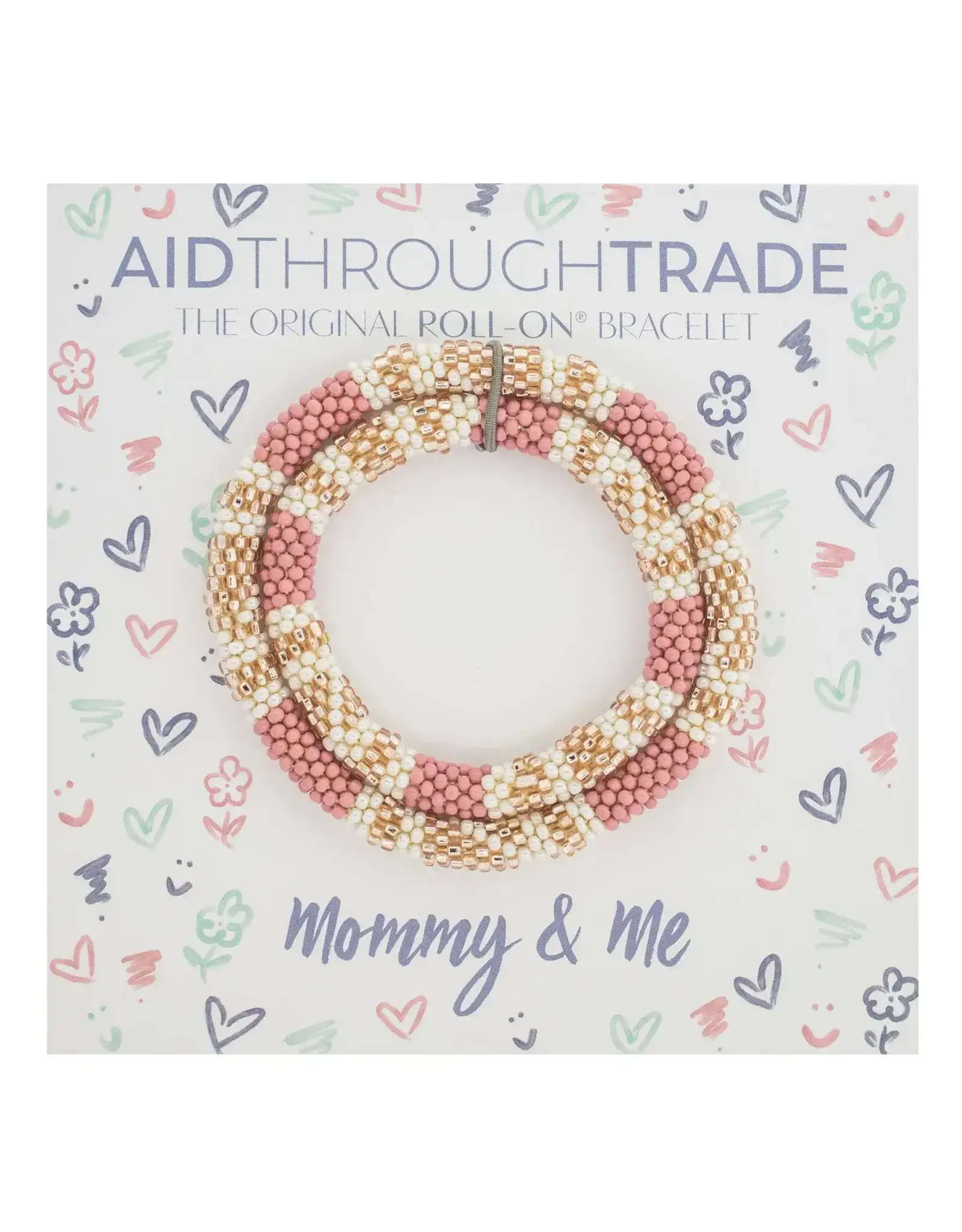 Aid Through Trade/Faire Mommy & Me Bracelets Desert Rose
