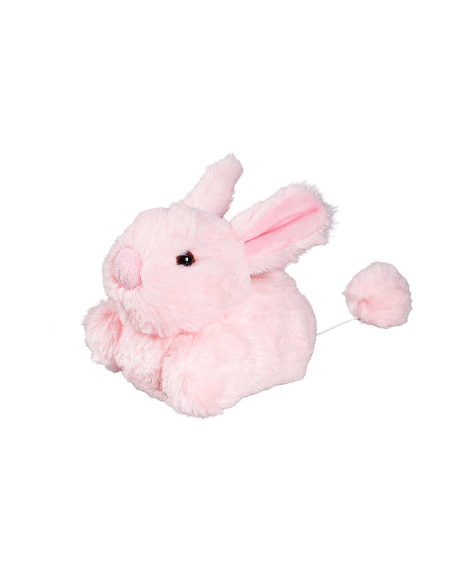 Evergreen Enterprises 5" Plush Pink Bunny with Pull String Movement