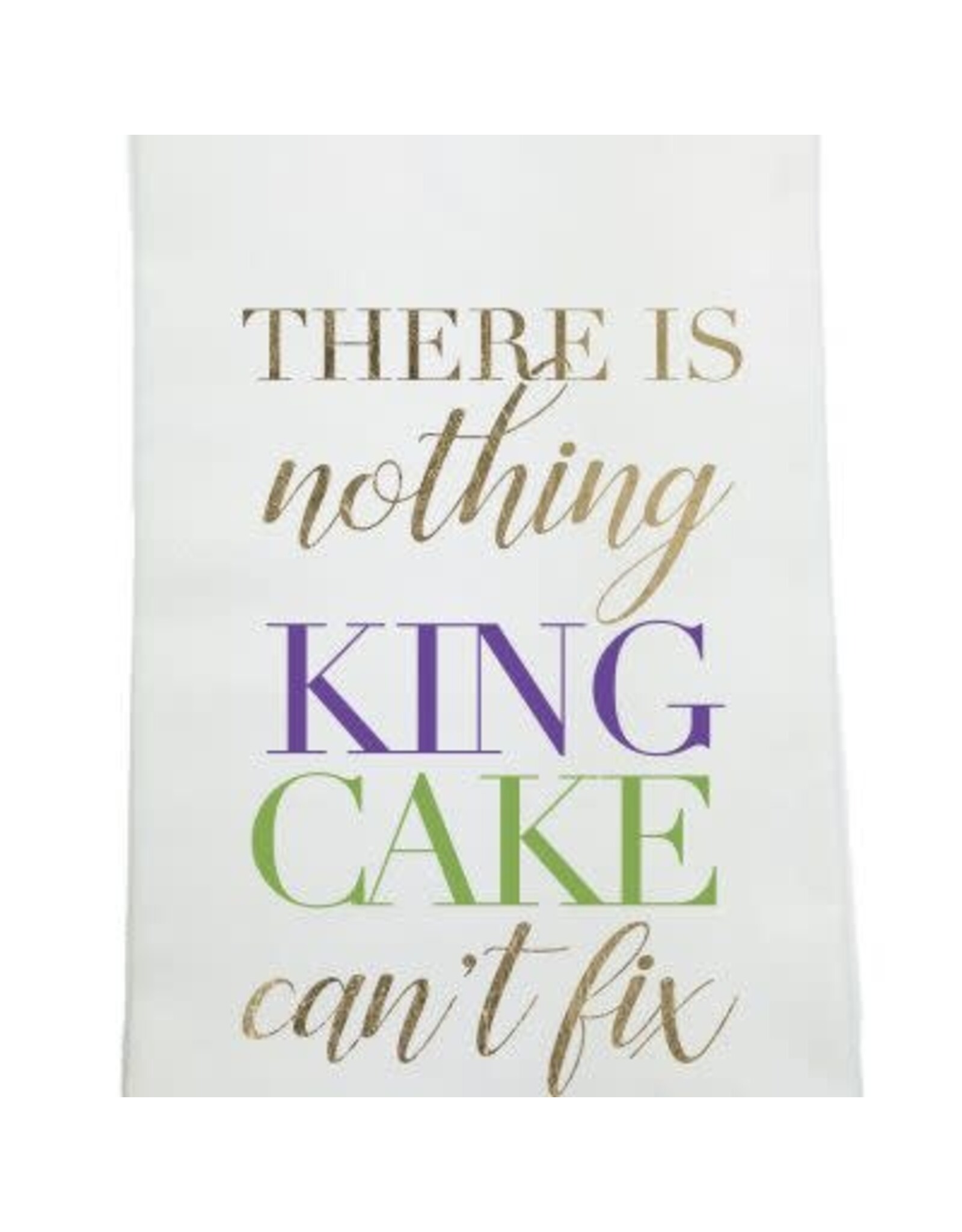 Nola Tawk There’s Nothing A King Cake Can’t Fix Kitchen Towel