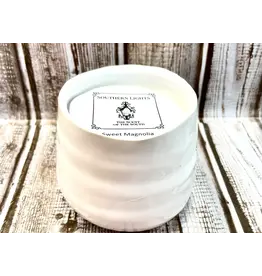 Southern Lights Candle Creme Brulee Textured White Candle Southern Lights Candle Creme Brulee Textured White Candle