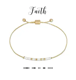 Dot And Dash Designs Faith Bracelet