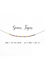 Dot And Dash Designs Geaux Tigers Bracelet