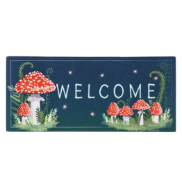 Evergreen Enterprises Welcome Friends Mushroom Sassafras Switch Mat